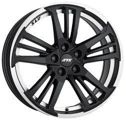 Диск литой Ats Prazision 18/8,5 ET40 Racing black double lip polished | Артикул WHS063385
