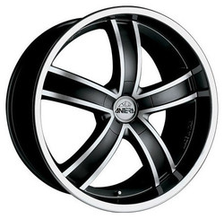 Диск литой Antera 381 22/10 ET40 Diamant black front and lip polished | Артикул WHS060211