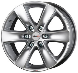Диск литой Mak Sierra 16/7 ET50 Hyper silver | Артикул WHS098742