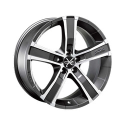 Диск литой Oz Sahara 5 17/8 ET45 Matt graphite diamond cut | Артикул WHS104871