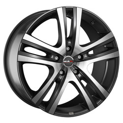 Диск литой Mak Aria 17/7,5 ET40 Gun metallic - mirror face | Артикул WHS063143
