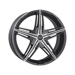 Диск литой Oz David 16/7 ET42 Matt graphite diamond cut | Артикул WHS057377