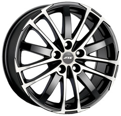 Диск литой Ats X-Treme 16/7,5 ET45 Racing black front polished | Артикул WHS059892