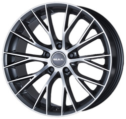 Диск литой Mak Munchen 18/8 ET42 Gun metallic - mirror face | Артикул WHS102089