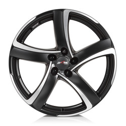 Диск литой Alutec Shark 17/7,5 ET47 Racing black front polished | Артикул WHS027812