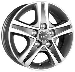 Диск литой Borbet CWD 16/6,5 ET65 Mistral anthrazit-poliert matt | Артикул WHS097767