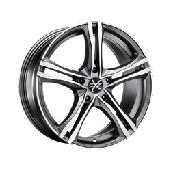 Диск литой Oz X5B 17/7,5 ET45 Matt graphite diamond cut | Артикул WHS104961