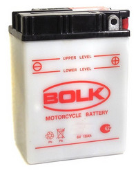 Аккумуляторная батарея Bolk 16 А/ч, 150 А | Артикул 516015YB16BA