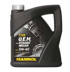    Mannol O.E.M. for Renault Nissan 5W-40  |  4036021401515