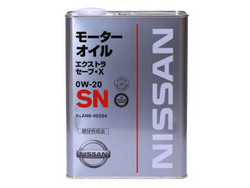    Nissan SN Extra Save X SAE 0W-20 (4)  |  KLAN800204