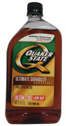    Quaker state Ultimate Durability European L Full Synthetic 5W-30 Motor Oil  |  073102048782